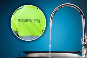 Acqua del rubinetto, richiamo della Protezione Civile